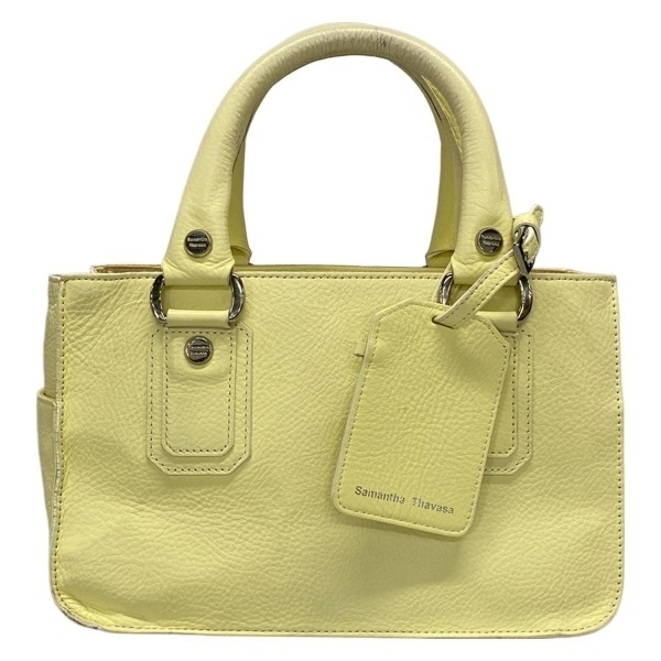 サマンサタバサ Samantha Thavasa ハンドバッグ - レザー イエロー バッグ拍卖