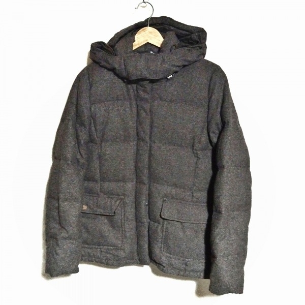 ラコステ Lacoste ダウンジャケット サイズ40 M - ダークグレー×ダークブラウン レディース 長袖/冬 美品 ジャケット拍卖