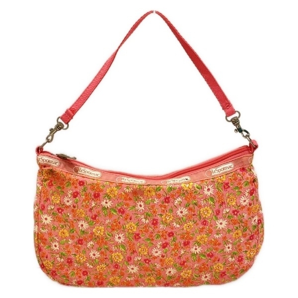 レスポートサック LESPORTSAC ハンドバッグ - ピンク×イエロー×マルチ 花柄 バッグ拍卖
