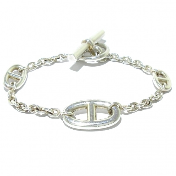 エルメス HERMES ブレスレット ファランドール/シェーヌダンクル シルバー サイズ:LG アクセサリー(腕)拍卖