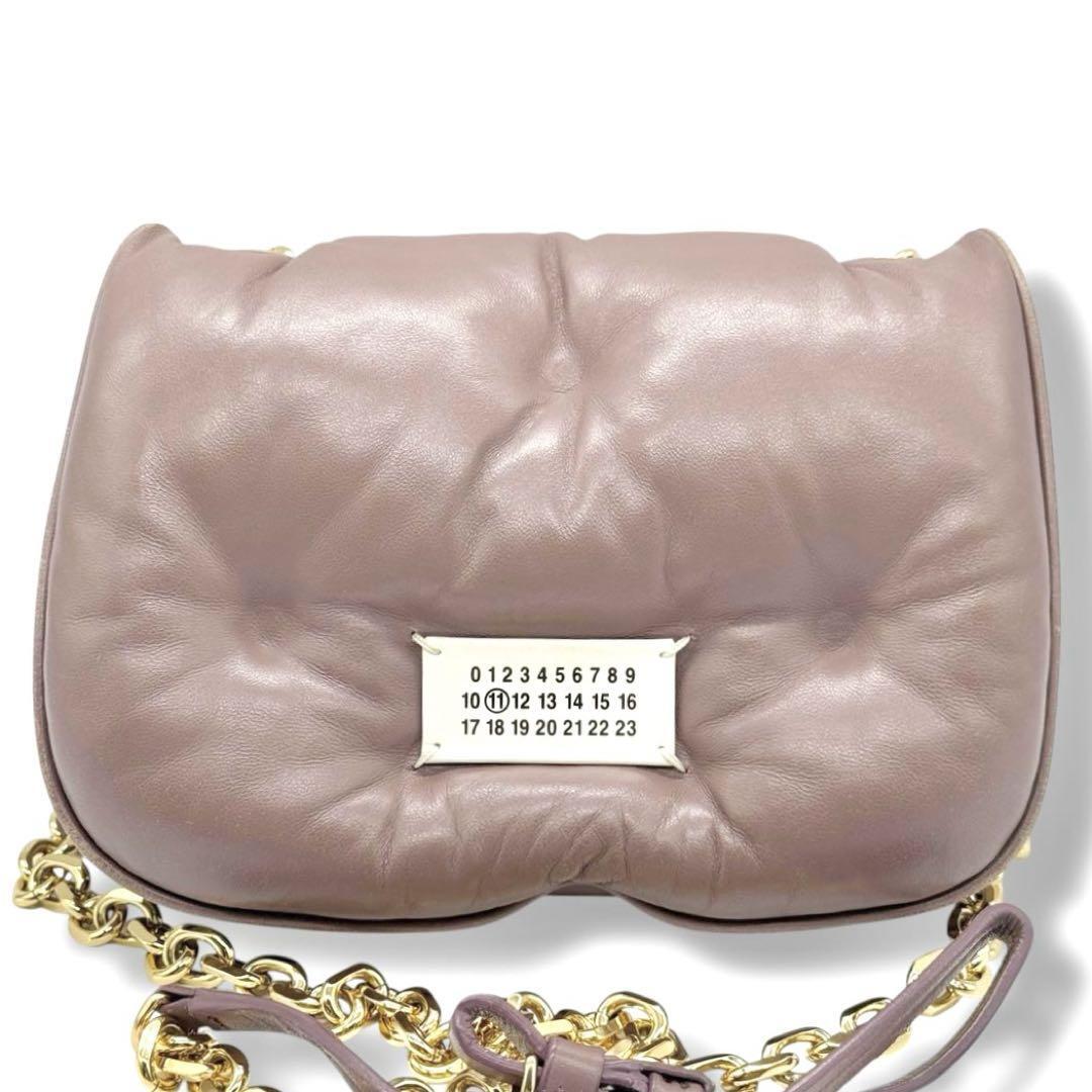 メゾンマルジェラ グラムスラム 2way チェーンショルダーバッグ maison margiela SB3WG0041 フラップ ミニ 肩掛け 斜め掛け 3816拍卖