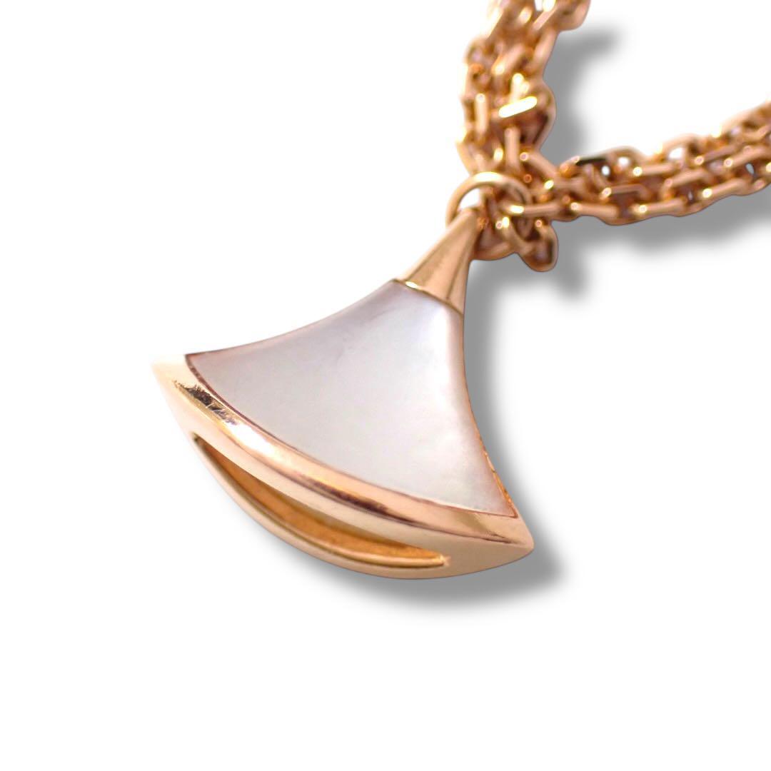 BVLGARI ブルガリ SM マザーオブパール シェル ディーヴァドリーム 750 ブレスレット K18PG K18RG ピンクゴールド ローズゴールド 3899拍卖