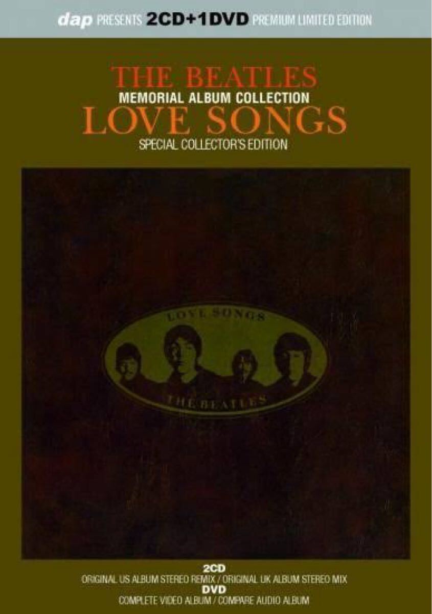 BEATLES/ LOVE SONGS : SPECIAL COLLECTOR'S EDITION (新品輸入プレス2CD+1DVD)拍卖