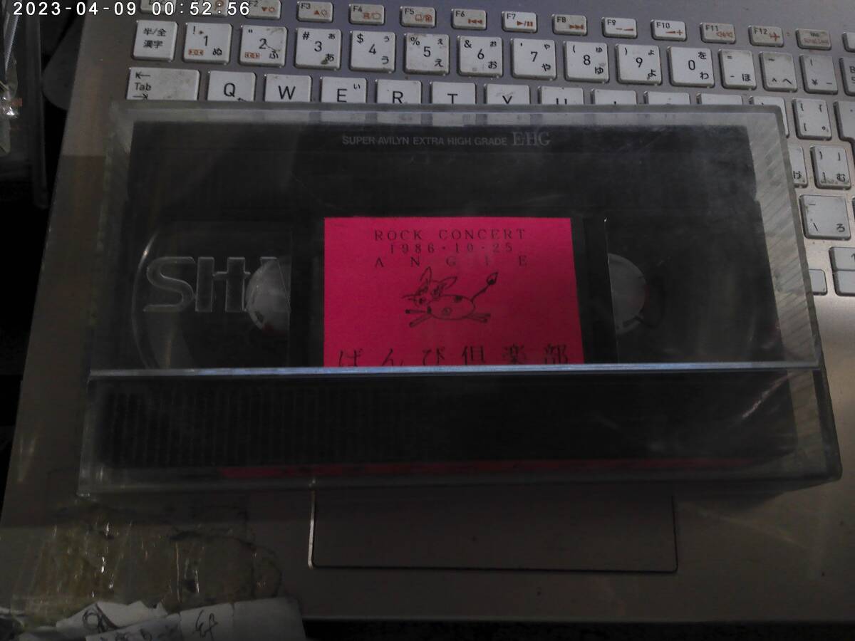 ANGIE アンジー / 博多ラストライブ ROCK CONCERT 1986.10.25 FC限定VHS 水戸華之介 藤井ガチャ彦 中谷のブースカ ばんび倶楽部 拍卖