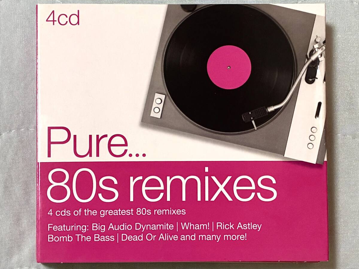 【80's】Various / Pure... 80s Remixes (2014、4CD、EU盤、The Four Tops、Bill Withers、James Brown、Boney M.、Earth Wind & Fire)拍卖