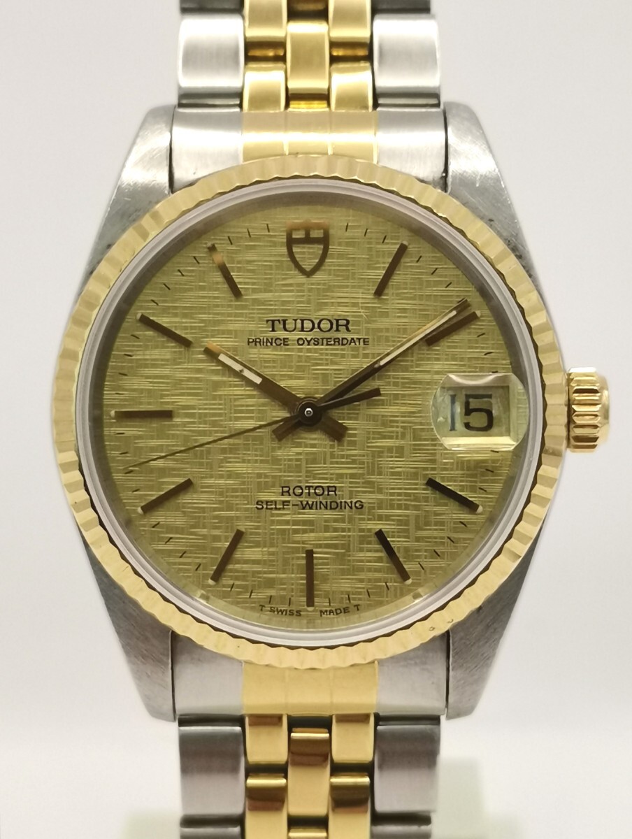 TUDOR チュードル 72000 プリンス オイスターデイト SS/GP YGベゼル 日差が少ない 自動巻き 時計拍卖