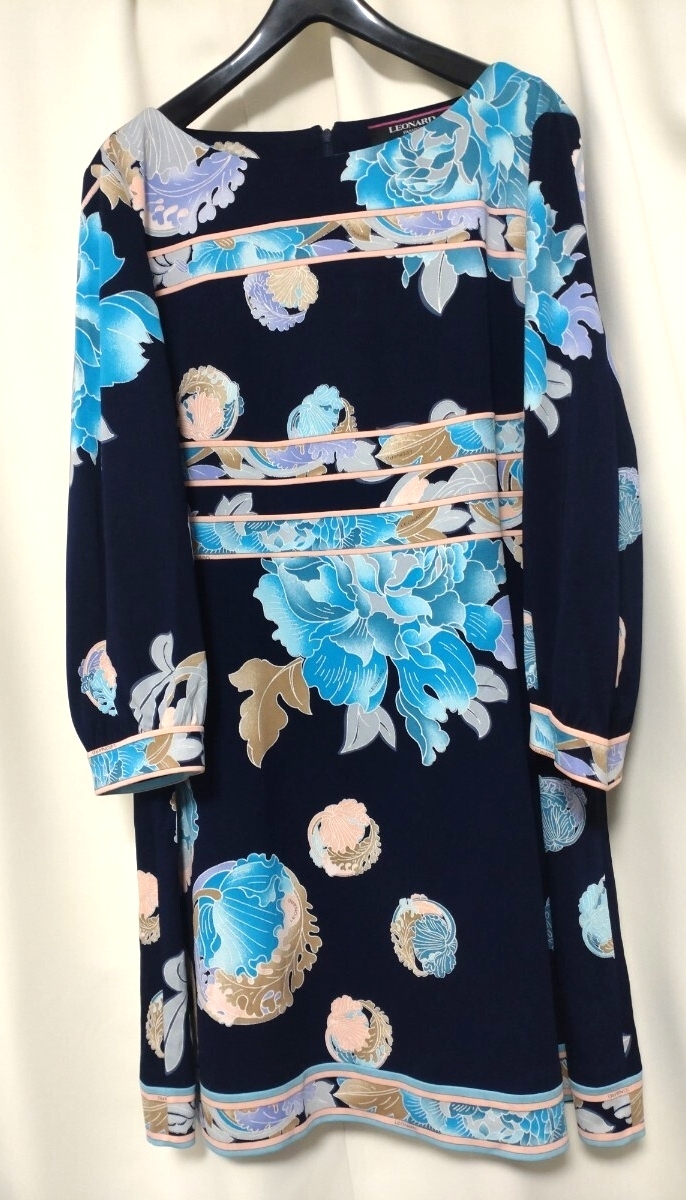 【極美品】レオナール チュニック パフスリーブ 42拍卖