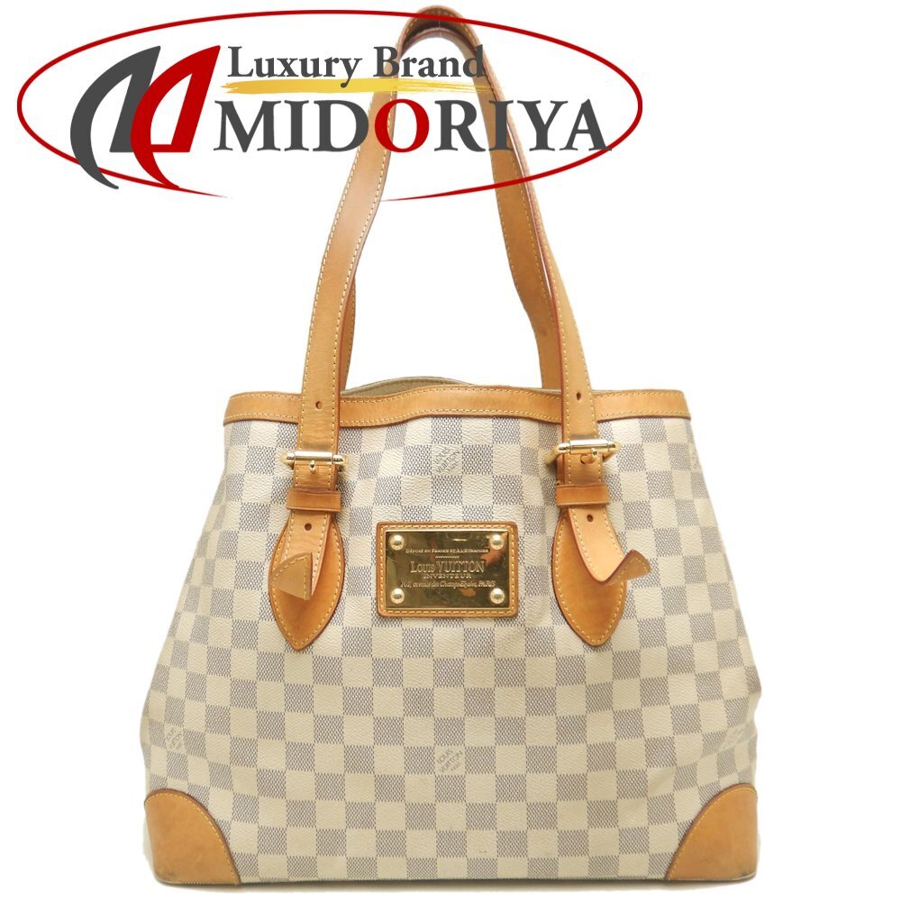 LOUIS VUITTON ルイヴィトン ダミエ アズール ハムステッドMM N51206 トートバッグ アズール/253015【中古】拍卖