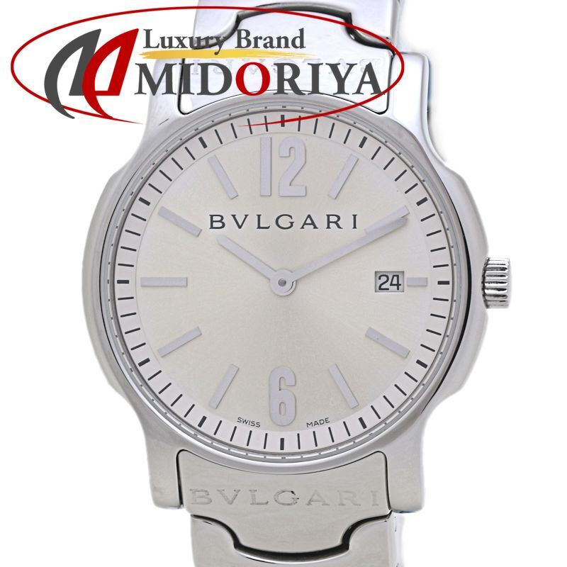 BVLGARI ブルガリ ソロテンポ ST35S ST35C6SSD 【磨き済/電池交換済】【中古】 腕時計 メンズ ステンレススチール SS/40067拍卖