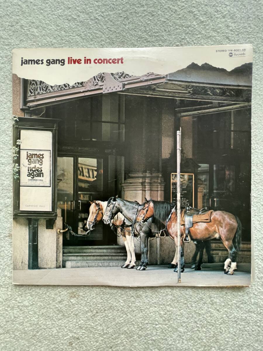 イーグルスのギタリスト、ジョー・ウォルシュ率いる伝説のカナディアン・ハード・ロック・バンド、ジェームス・ギャングの白熱のライヴLP拍卖