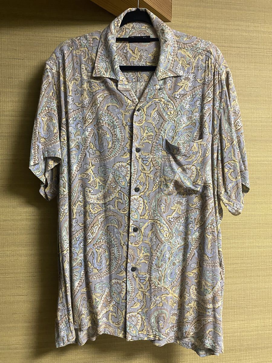 Christian Dior /クリスチャン ディオール/MONSIVR/総柄/ アロハシャツ /半袖シャツ/Lサイズ拍卖