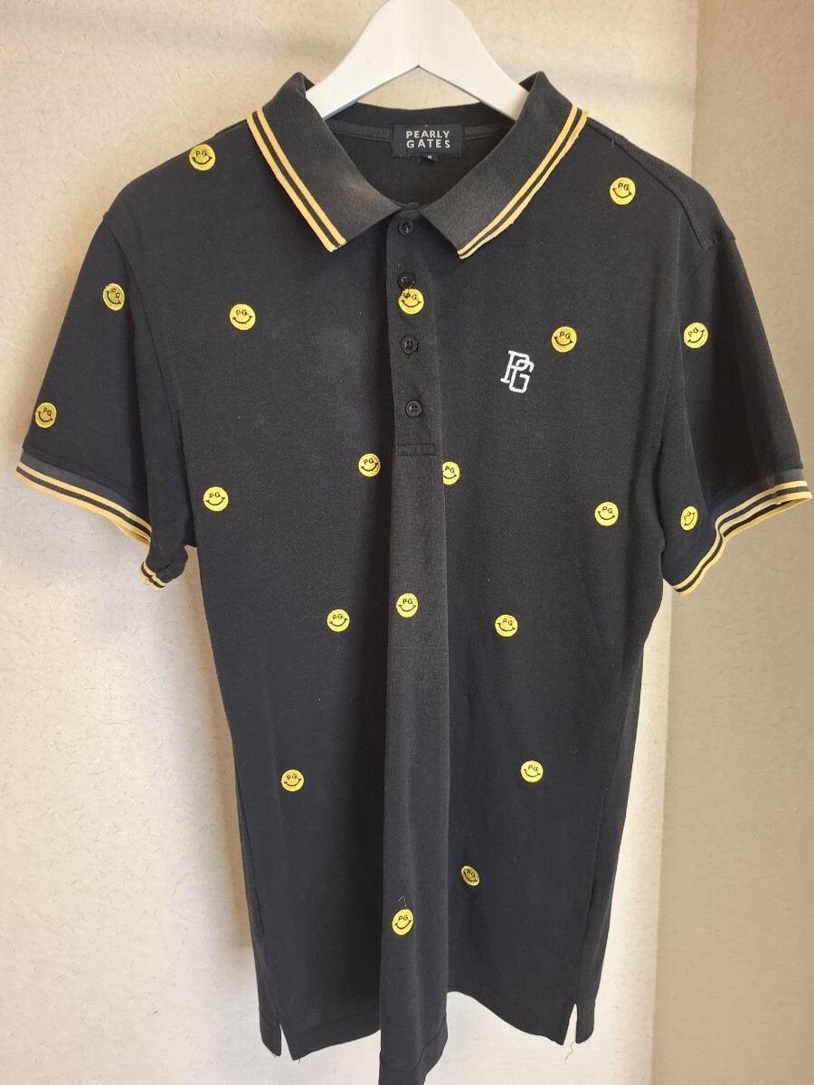 パーリーゲイツ ポロシャツ 半袖ポロシャツ ゴルフウェア 黒size5格安!お役立てくださいませ。拍卖