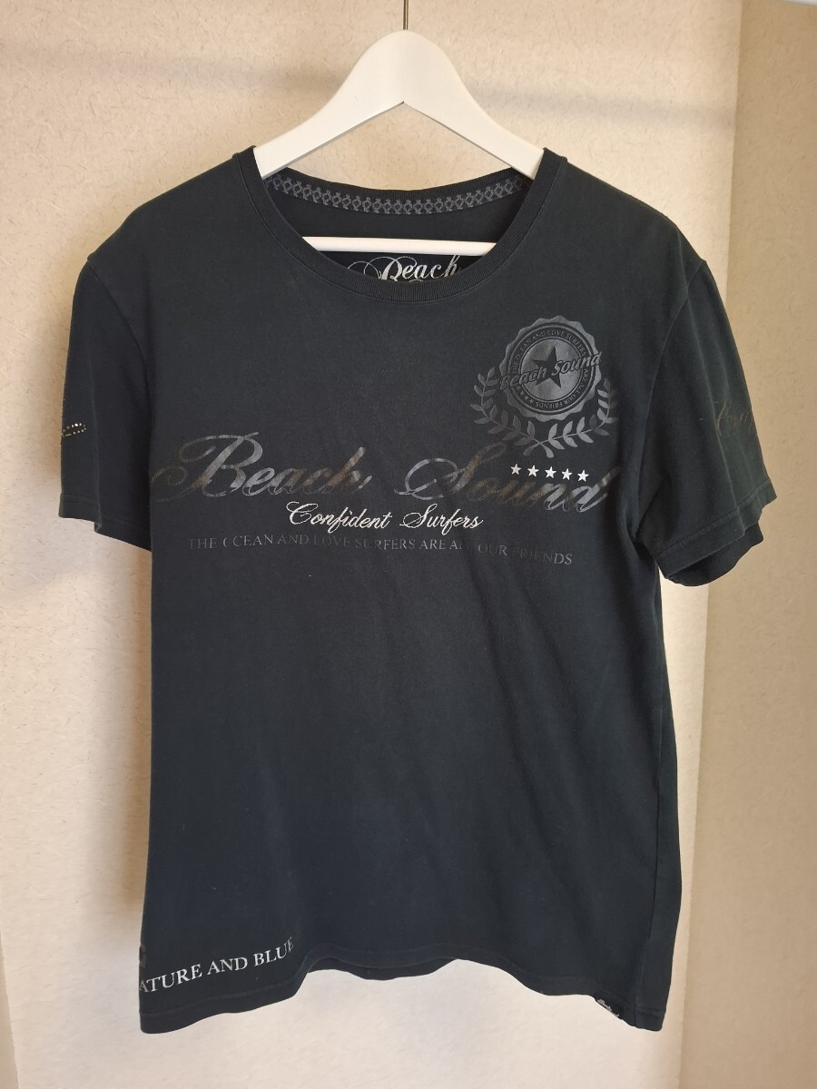 BeachSound  Tシャツ 半袖Tシャツ L ブラックめっちゃカッコいいですよ!お買い得です!格安!お役立てくださいませ。拍卖