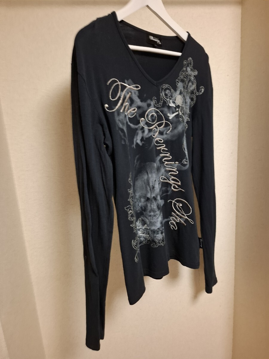 バーニングス トップス カットソー 長袖カットソーsizeLめっちゃカッコいいですよ!格安です!拍卖