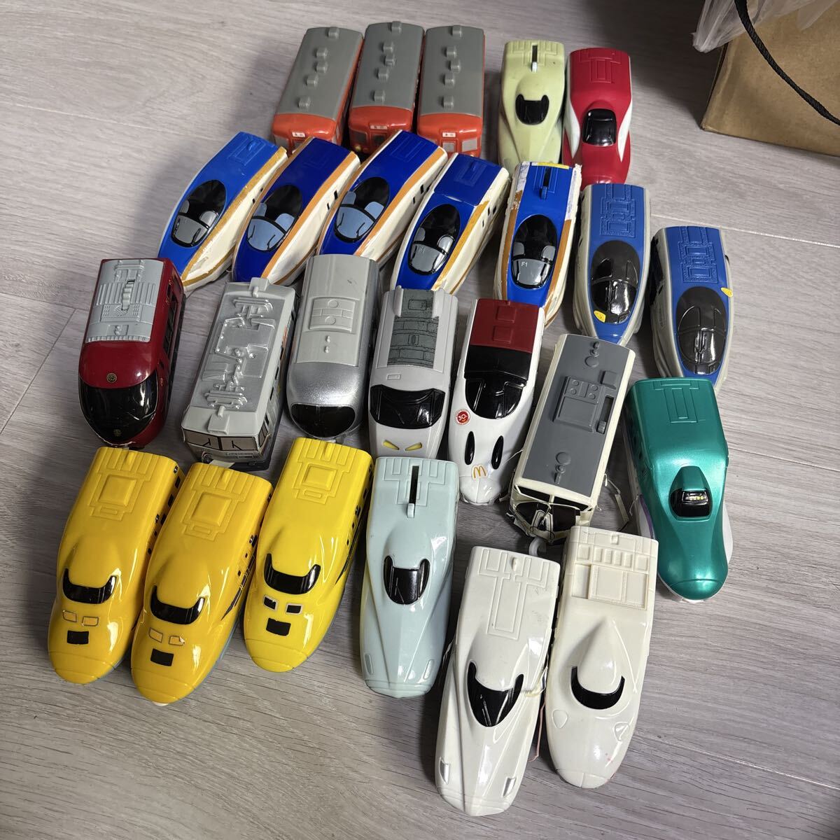 マクドナルド マクド プラレール ドクターイエロー はやぶさ 新幹線 こまち 連結仕様 車両 レトロ 当時物拍卖