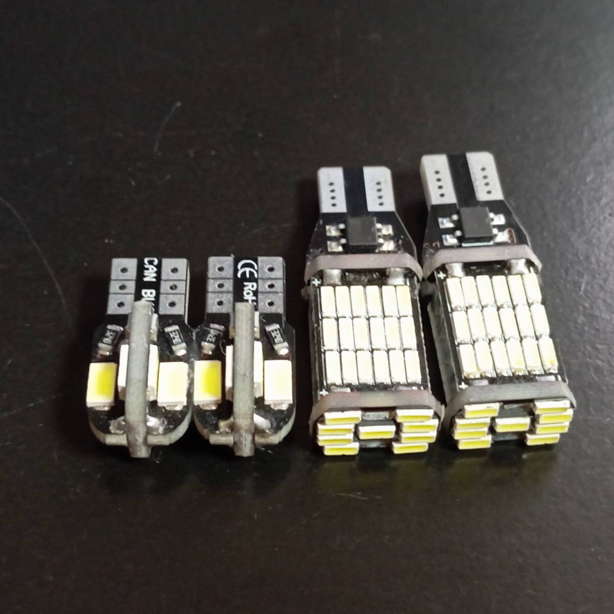 日産 ルークス ML21S 爆光!バックランプ スモール ポジション球 T10 T16 LED 4点セット ホワイト /45/8拍卖