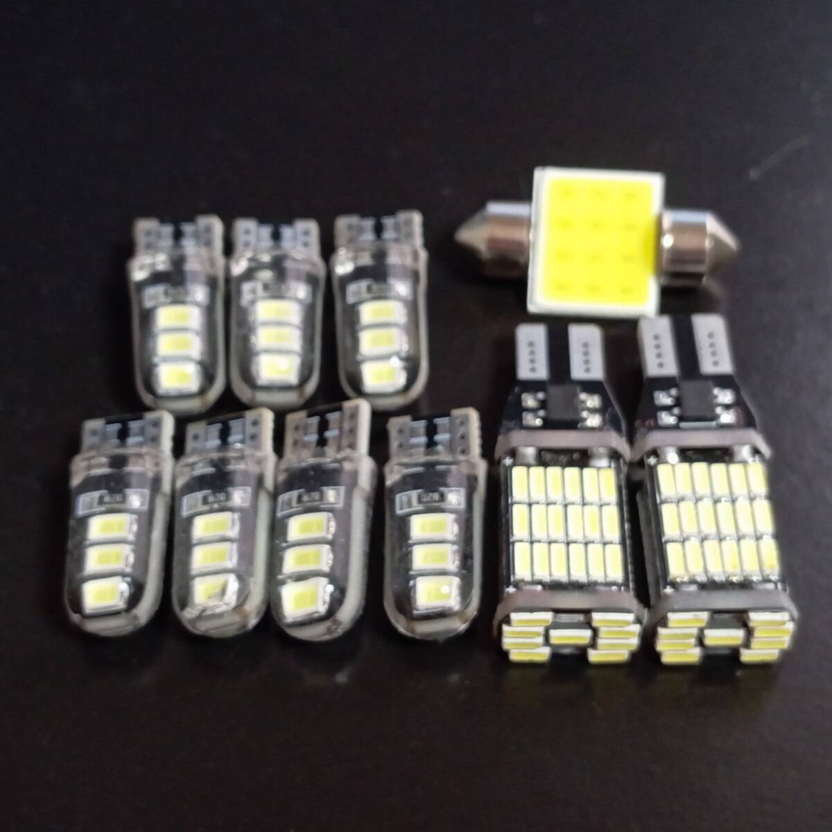 爆光10個セット!アクア NHP10/G's 後期 T10 LED 室内灯 バックランプ ナンバー灯 ルームランプセット ホワイト トヨタ /45/6/t31拍卖