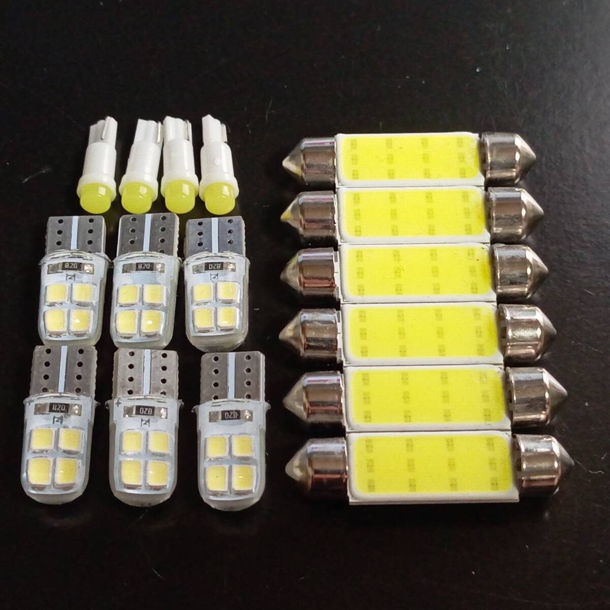 ハマー(HUMMER) H2 サンルーフ車 爆光 T10 LED ルームランプ キャンセラー内蔵 16点セット ホワイト /c8/t5/t42拍卖