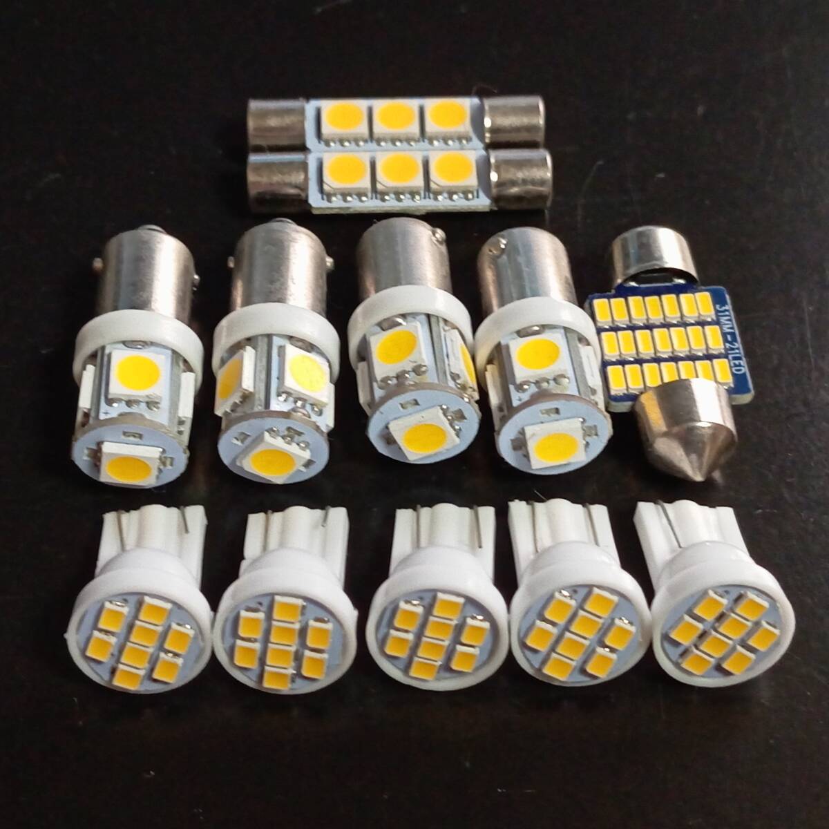 UCF30/31 セルシオ 電球色 ウォームホワイト 暖色 T10 LED ルームランプ 12個セット トヨタ /d5/d31/d9/d3拍卖