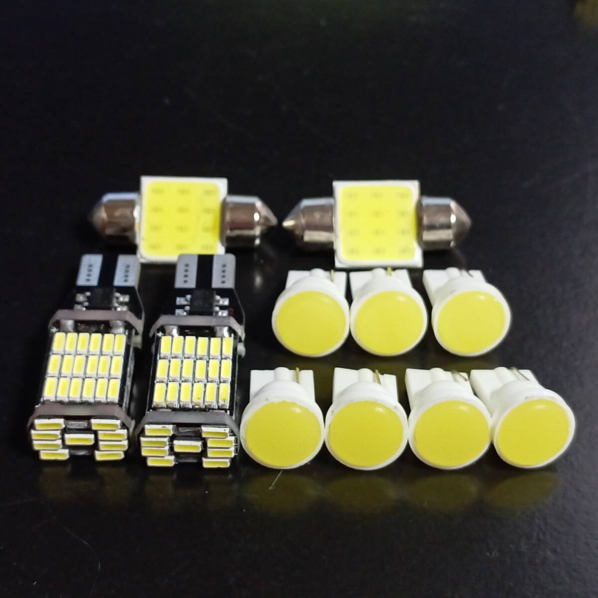 爆光11点セット! L375/385S タントカスタム ダイハツ T10 LED ルームランプ ポジション ナンバー灯 バックランプ ホワイト /45/c1/t31/拍卖