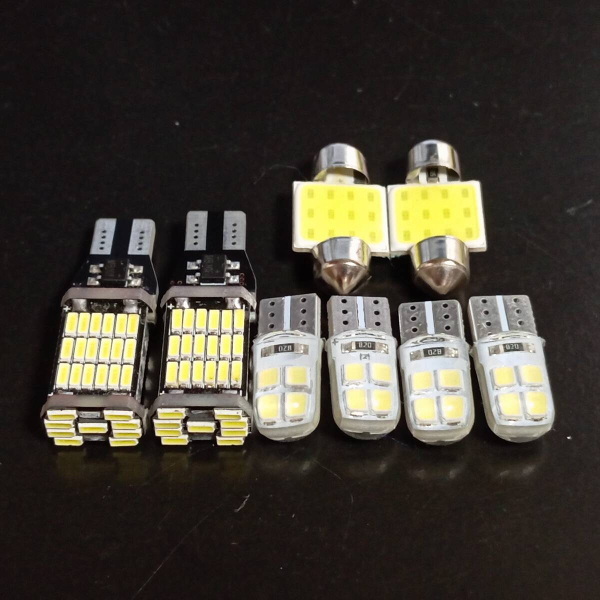 プロボックス サクシード NCP50系 NLP50系 爆光! ルームランプ バックランプ ナンバー灯 8個セット T10 LED ホワイト トヨタ/45/c8/t31拍卖