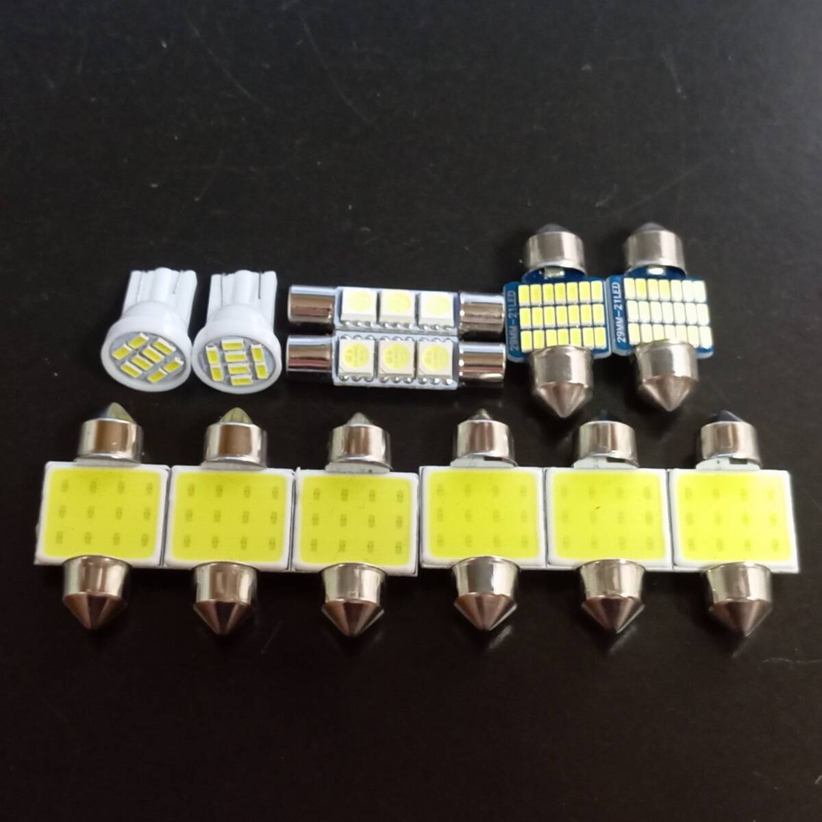 CV系 デリカD:5 ローデスト前期 超爆光! T10 LED ルームランプ 12個セット ホワイト ミツビシ /t31/8/f3/t28拍卖