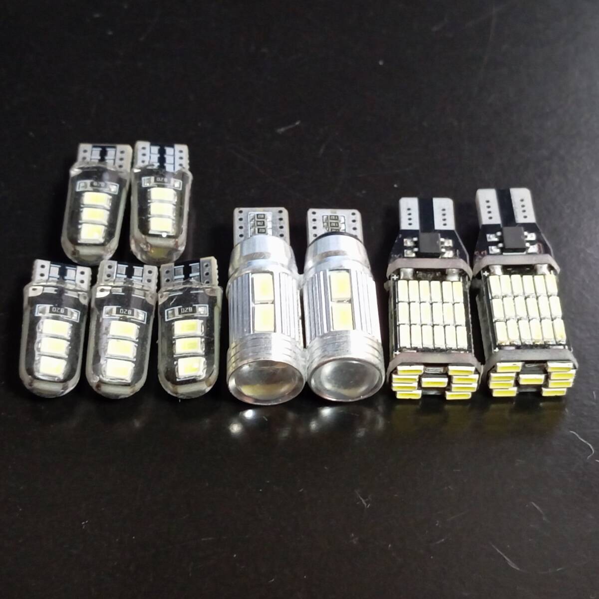 超爆光!アクア NHP10 前期 T10 LED ルームランプ バックランプ ポジション球 ナンバー灯 9個セット ホワイト トヨタ /45/10/6拍卖