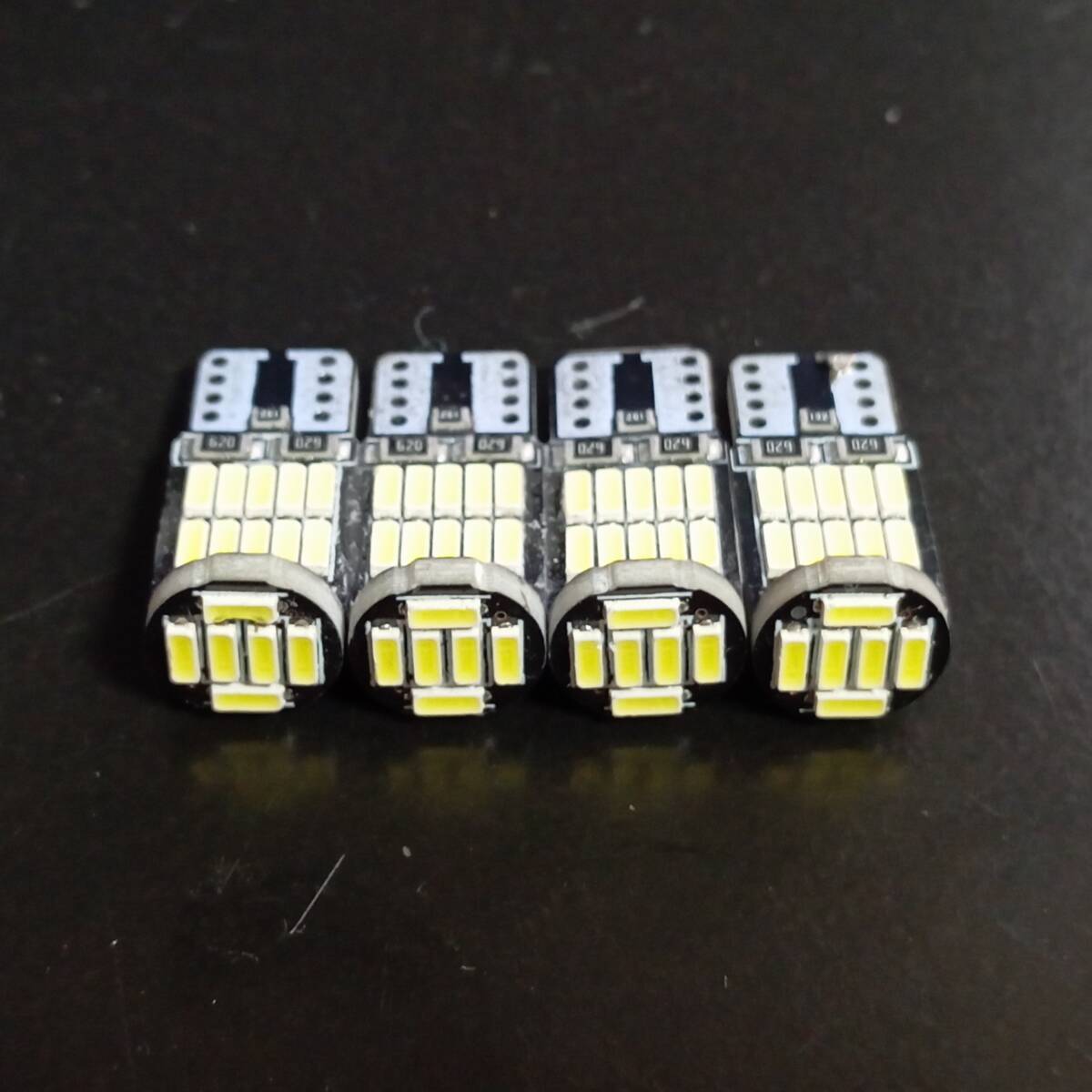 爆光!アルファード・ヴェルファイア 10系/20系 LED スモール ポジション ライセンス ナンバー灯 4点 T10 ウェッジ球 /26拍卖