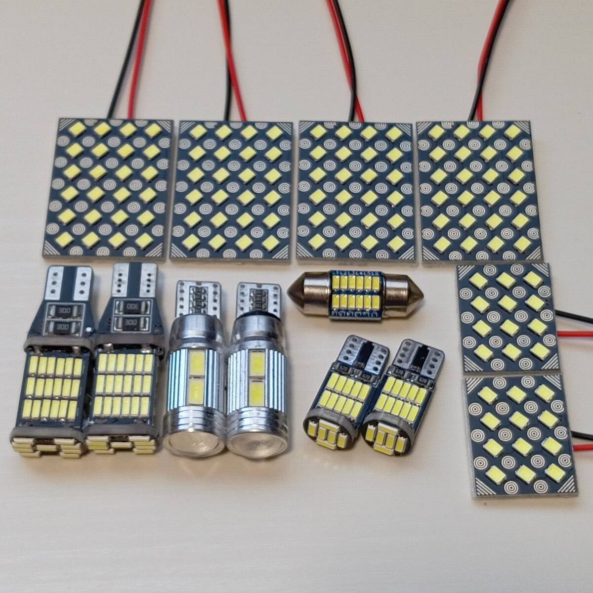 ZRR70系 ヴォクシー(ドームランプ車) 超爆光! T10 LED ルームランプ バックランプ ナンバー灯 13個セット トヨタ /s24/s12/45/10/26/t28拍卖