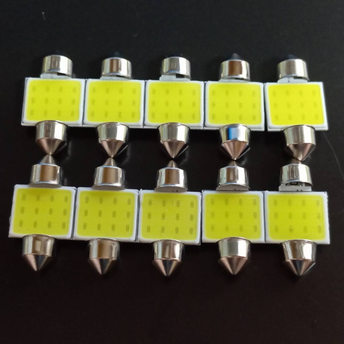 12v 24v led マクラ球 T10×31 T10×31mm トラック 10個セット ホワイト まくら球 星マーカー 室内灯 角マーカー デコトラ レトロ /t31拍卖