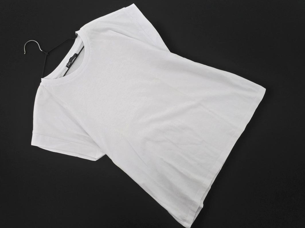 ZARA ザラ 無地 カットソー sizeM/白 ■◆ ☆ fha6 レディース拍卖