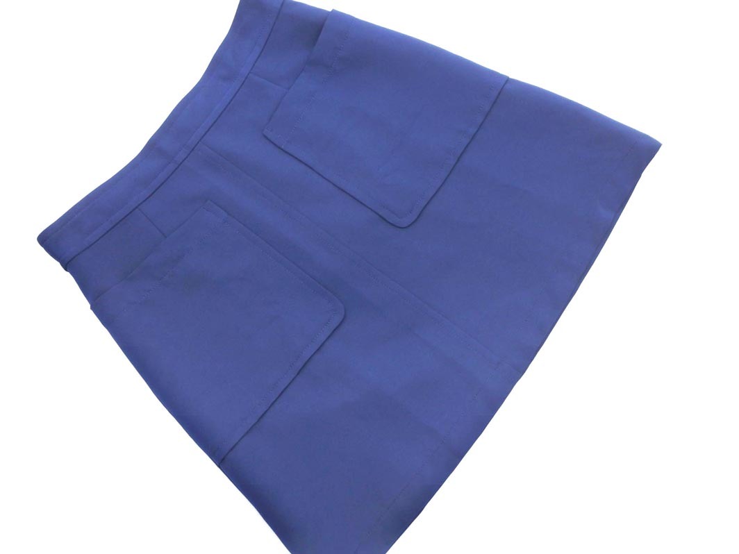 MARC BY MARC JACOBS マークバイマークジェイコブス Aライン 台形 スカート size12/紺 ■◇ ☆ fha7 レディース拍卖