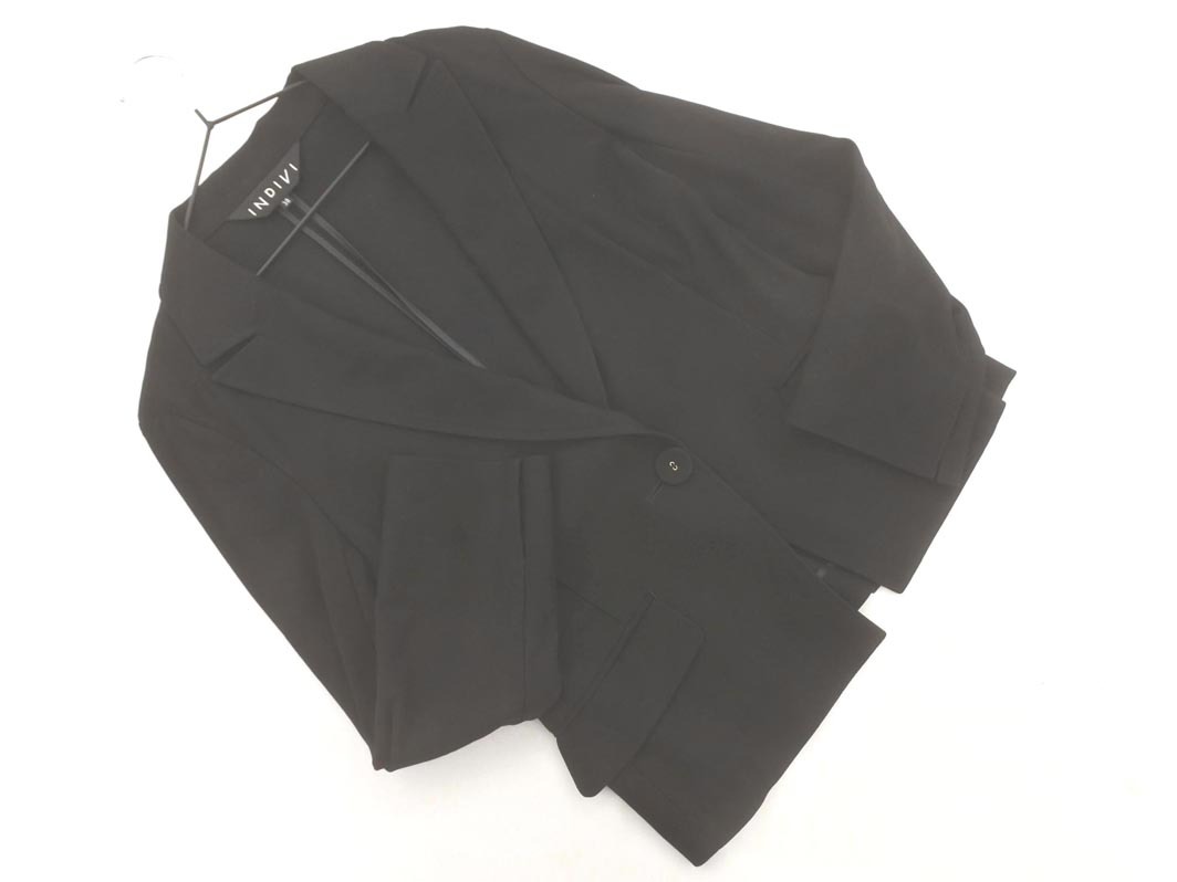 INDIVI インディヴィ ジャケット size38/黒 ■◇ ☆ fhb1 レディース拍卖