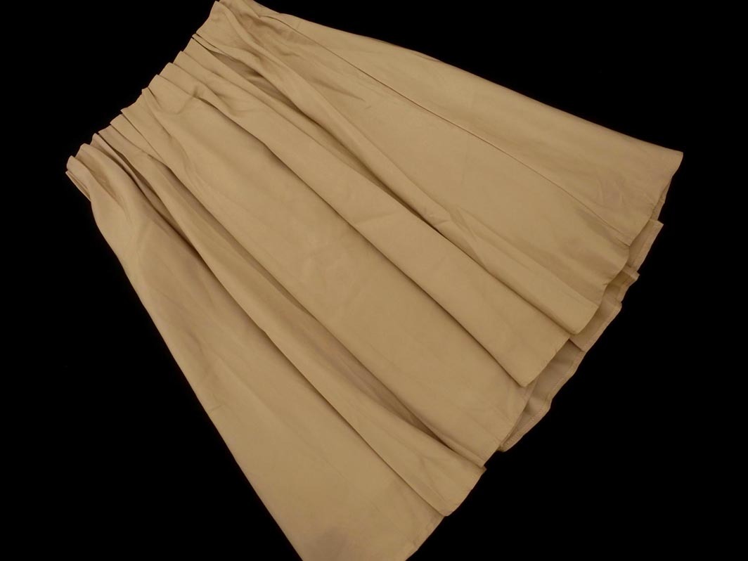 ネコポスOK 新品 tocco closet トッコクローゼット プリーツ スカート sizeM/ベージュ ■◇ ☆ fhc5 レディース拍卖