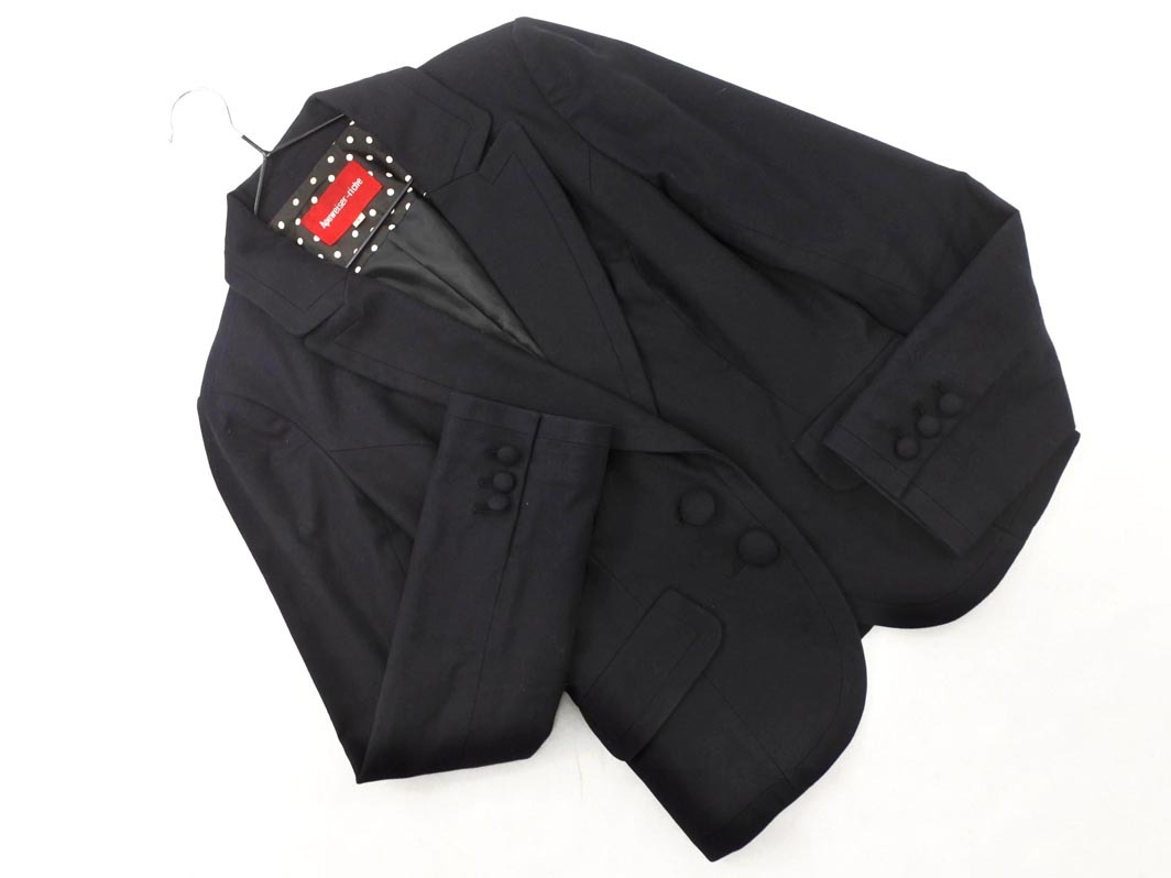 Apuweiser-riche アプワイザーリッシェ テーラード ジャケット size1/紺 ◇■ ☆ fhc7 レディース拍卖