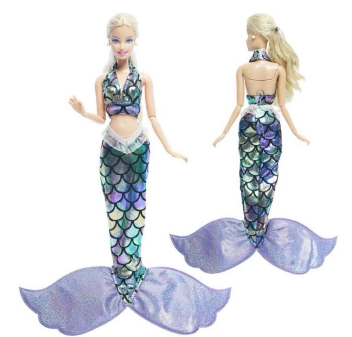 人魚・マーメイドリカちゃん・バービーちゃん・ジェニーちゃん・お人形さん用拍卖