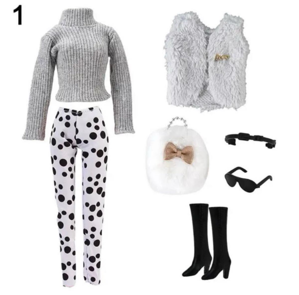 フルコーデセットリカちゃん・バービー・ブライス・お人形用 バービー アウトフィット拍卖