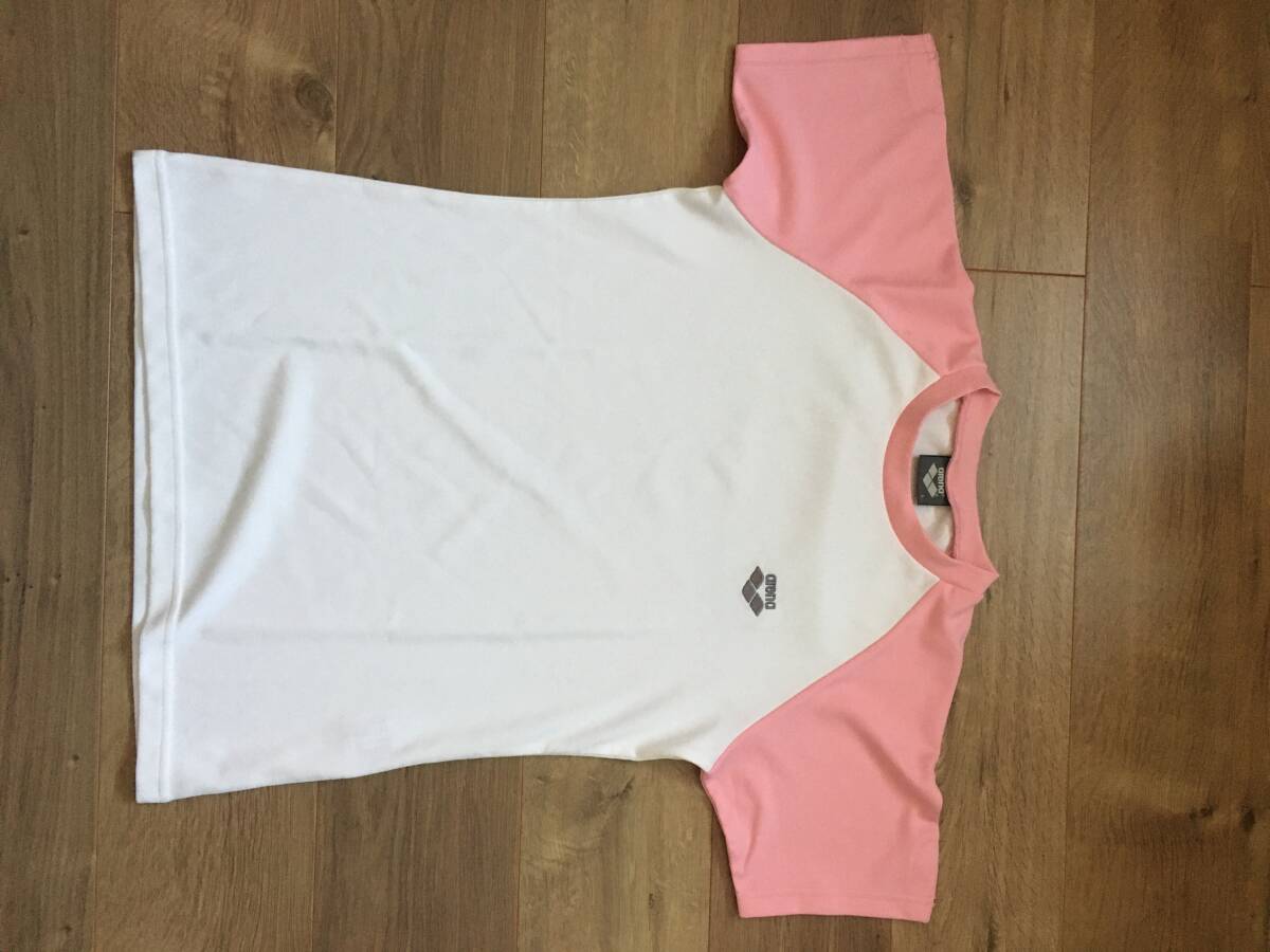 arena 半袖Tシャツ Lサイズ 美品 白ピンク系拍卖