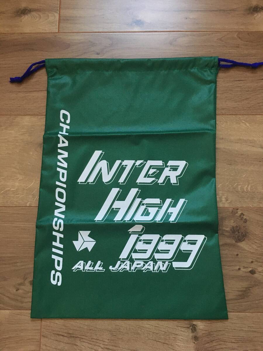 シューズケース や 小物入れに 新品保管品 緑 インターハイ オールジャパン ALL JAPAN拍卖