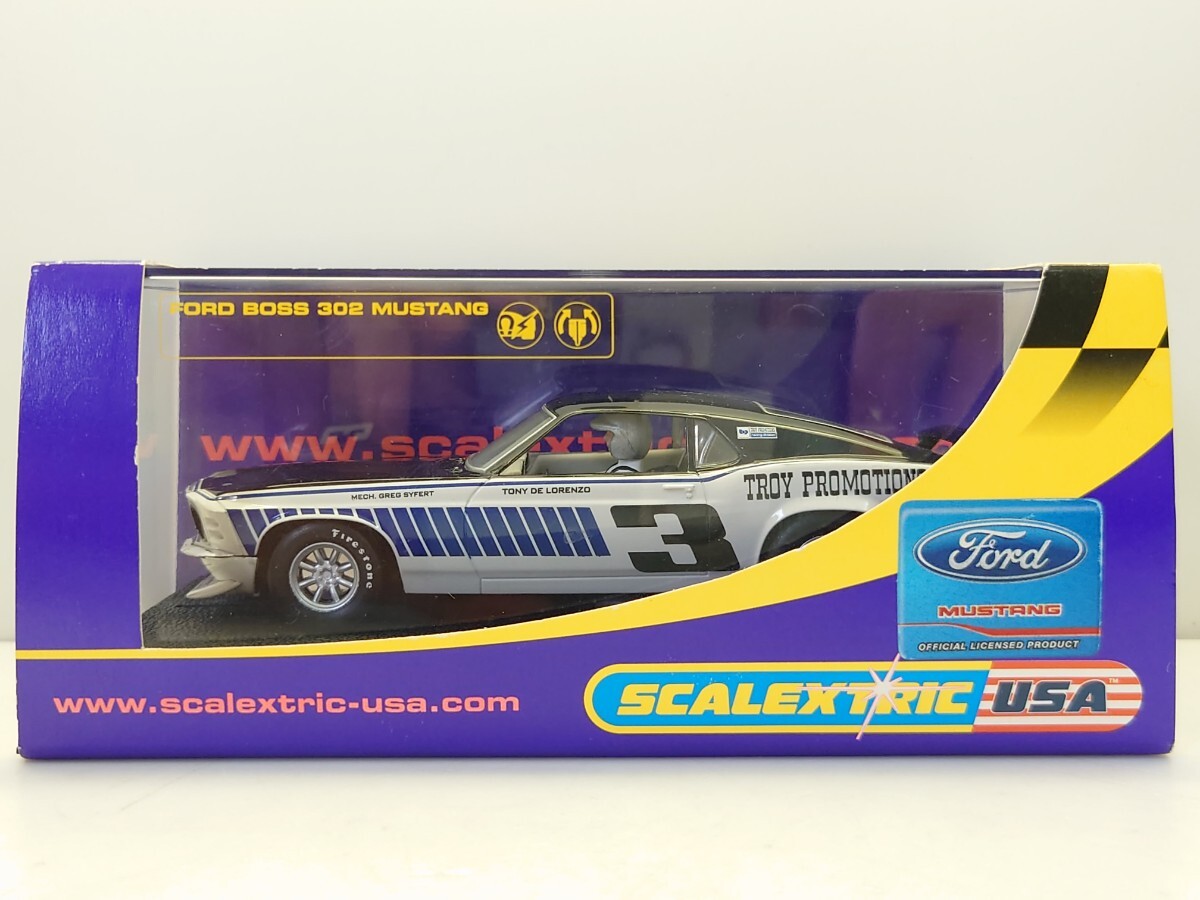 SCALEXTRIC スケーレックス スロットカー 1/32 フォード ボス 302 マスタング defe/2.bbha@t586拍卖