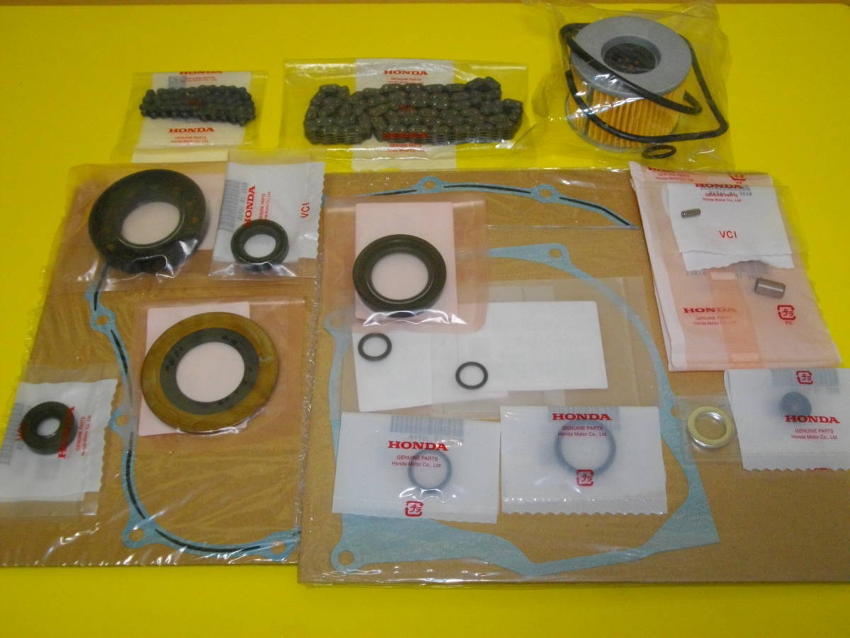 エンジン腰下シールフルセット Hw04 CB400TホークⅡ CB400NホークⅢ CB400DスーパーホークⅢ NC04 ホンダ 純正新品拍卖