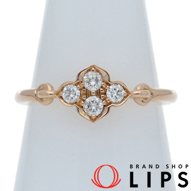 カルティエ ヒンドゥダイヤリング B4079749(#9) K18PG レディース 中古拍卖