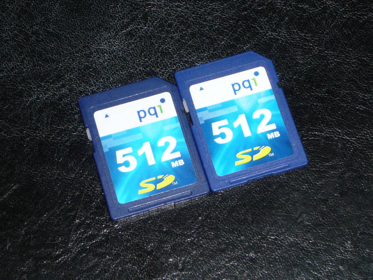 動作保証!pq1 SDカード 512MB 2枚セット拍卖