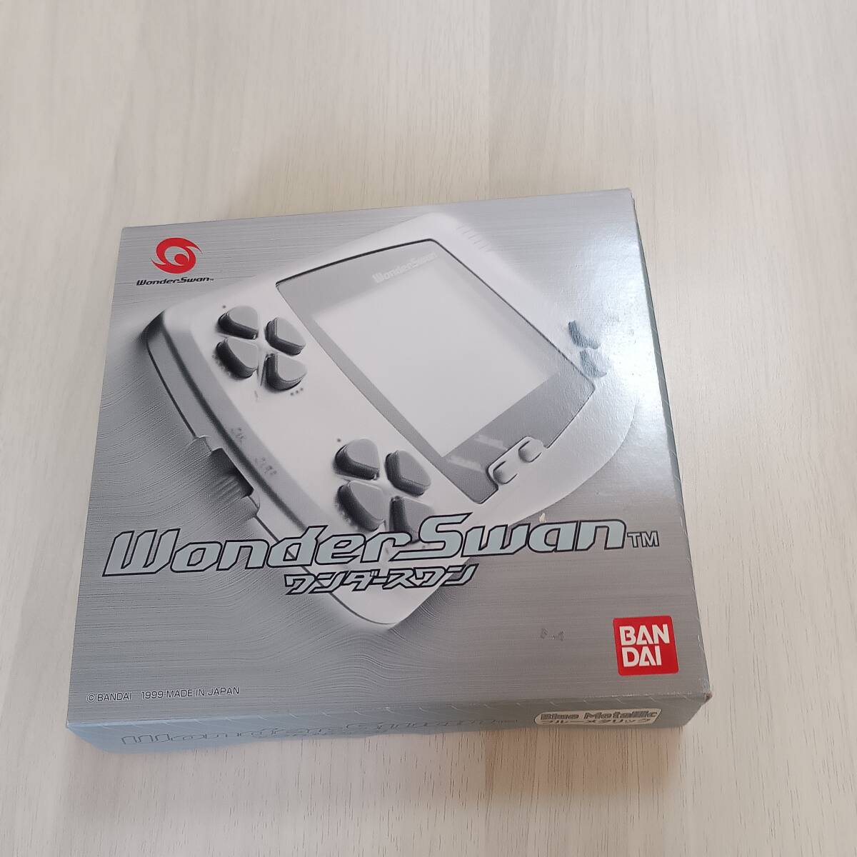 ◯本体と説明書無し ワンダースワン本体 ブルーメタリック  箱のみ  何本でも同梱OK◯拍卖