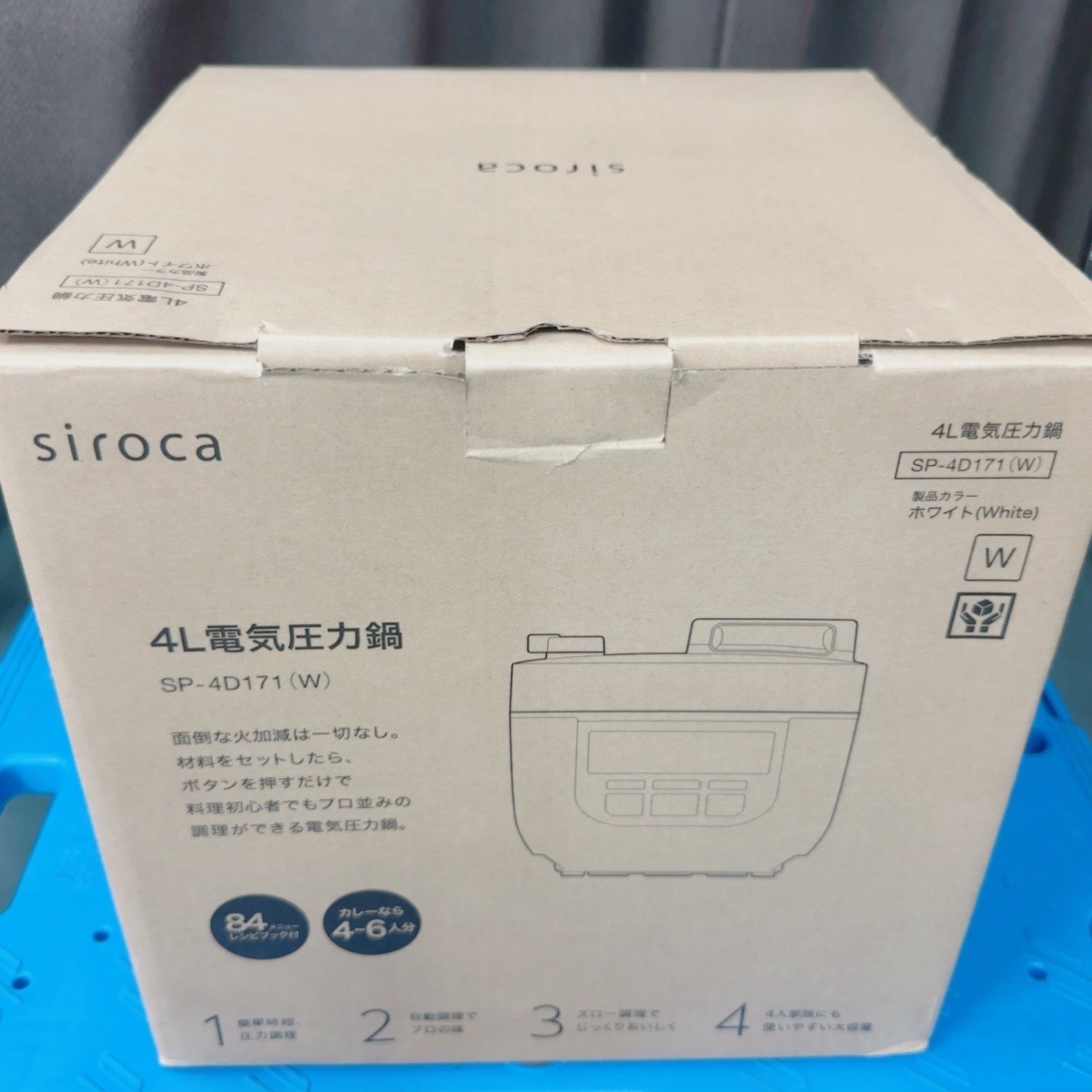 ★【新品/未使用】siroca シロカ 電気圧力鍋 SP-4D171 (MY-5F-106)拍卖