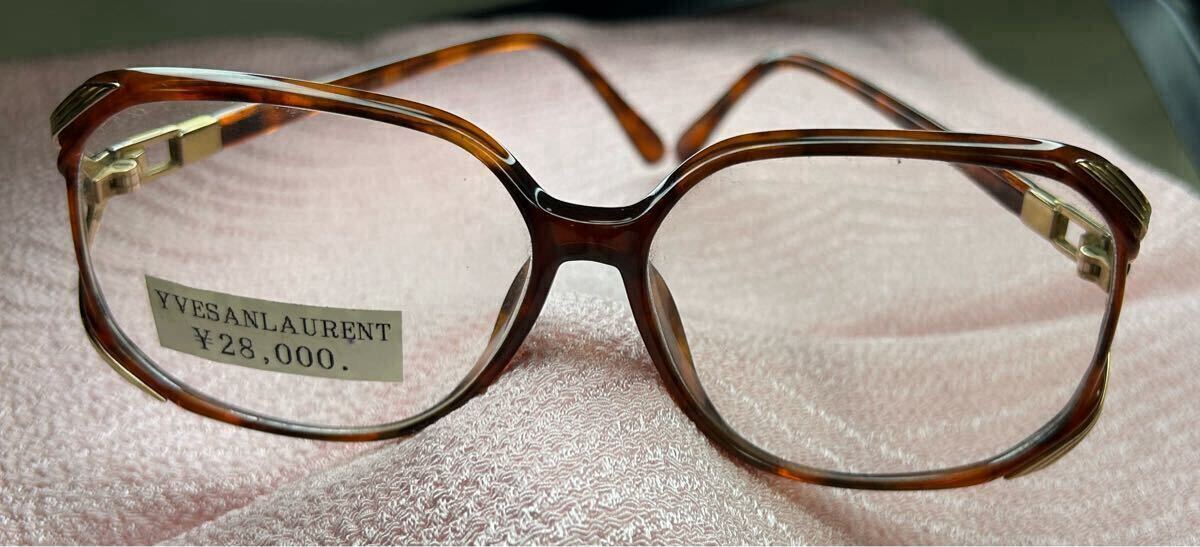 イブサンローランPARIS 眼鏡フレーム フルリム 58-13-135 未使用 ヴィンテージ拍卖