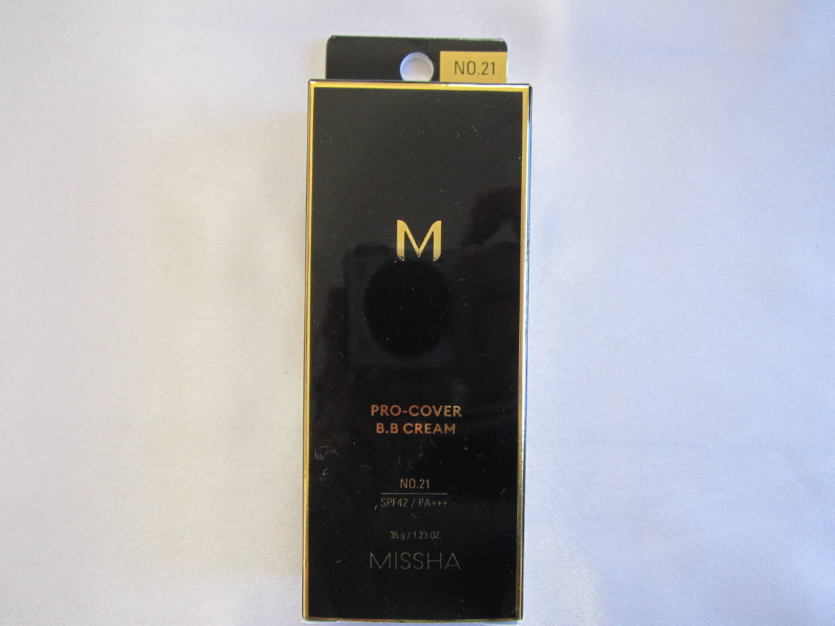 【ミシャ】MプロカバーBBクリーム 21明るい肌色拍卖