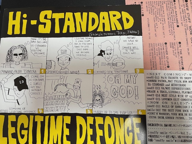 SPLIT Hi-Standard , LEGITIME DEFONCE 7 California Dreamin'カバー / Saturday Night カバー拍卖