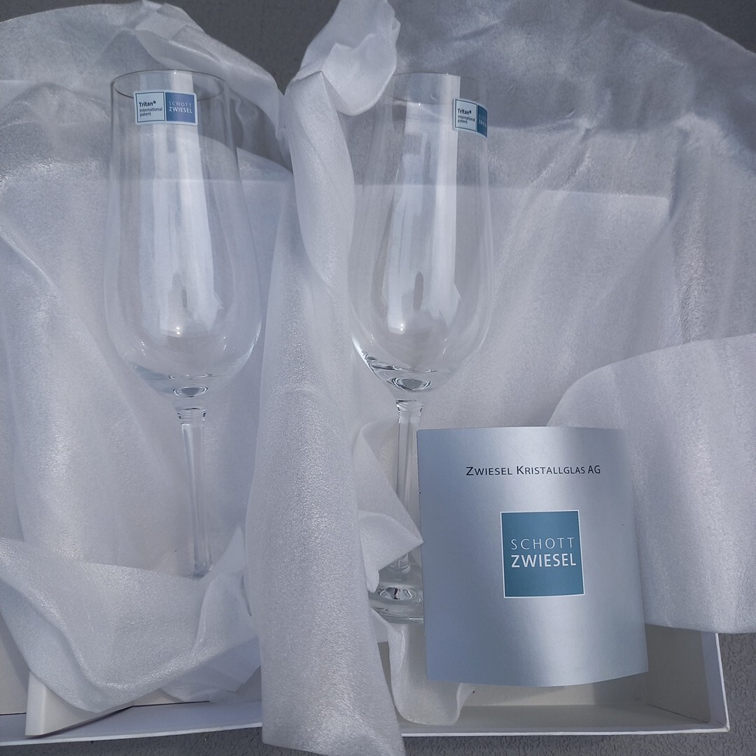グラス ペア シャンパングラス ワイングラス クリスタル ツヴィーゼル クリスタルグラス トリタン拍卖