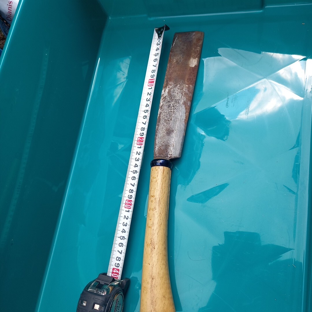 土佐 高光 銘柄? 小野真弓 ナタ 大工 建築 アウトドア拍卖